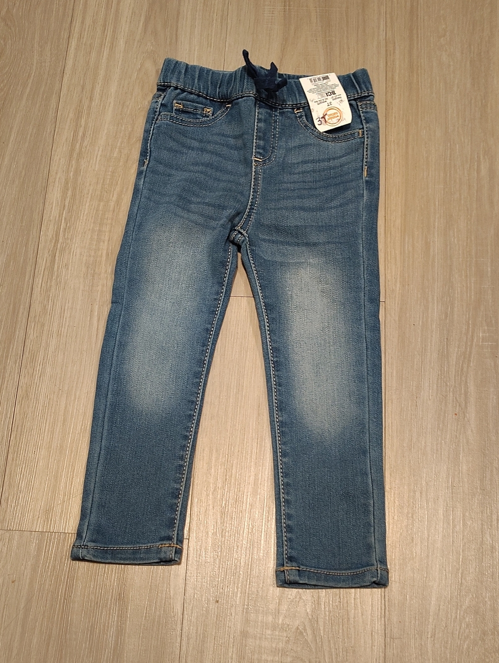 wonder nation Girls Blue Stretch Denim Jeggings
